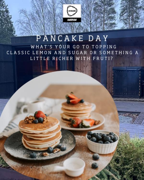 🥞🔥Celebrate Pancake Day with a Sauna Experience 🔥🥞
This Pancake Day, immerse yourself in the perfect blend of tradition and Nordic wellness at Kirami UK.
Sizzle your pancakes to a delightful golden brown, then indulge in the soothing warmth of an authentic sauna, as finding balance is a time honoured custom.🧖♂️✨
Embrace the heat, engage in rituals and take a moment to unwind. Enjoy delicious treats outdoors while relishing the rejuvenating warmth within. That's how Pancake Day should be celebrated!
Wishing you a joyful Pancake Day from Kirami UK.🥞🔥
#PancakeDay #KiramiUK #SaunaLifestyle #NordicHeritage #HeatAndIndulgence #OutdoorWellness #SaunaTradition #SimpleCelebrations #BritishAndNordic 🥞🔥Celebrate Pancake Day with a Sauna Experience 🔥🥞
This Pancake Day, immerse yourself in the perfect blend of tradition and Nordic wellness at Kirami UK.
Sizzle your pancakes to a delightful golden brown, then indulge in the soothing warmth of an authentic sauna, as finding balance is a time honoured custom.🧖♂️✨
Embrace the heat, engage in rituals and take a moment to unwind. Enjoy delicious treats outdoors while relishing the rejuvenating warmth within. That's how Pancake Day should be celebrated!
Wishing you a joyful Pancake Day from Kirami UK.🥞🔥
#PancakeDay #KiramiUK #SaunaLifestyle #NordicHeritage #HeatAndIndulgence #OutdoorWellness #SaunaTradition #SimpleCelebrations #BritishAndNordic